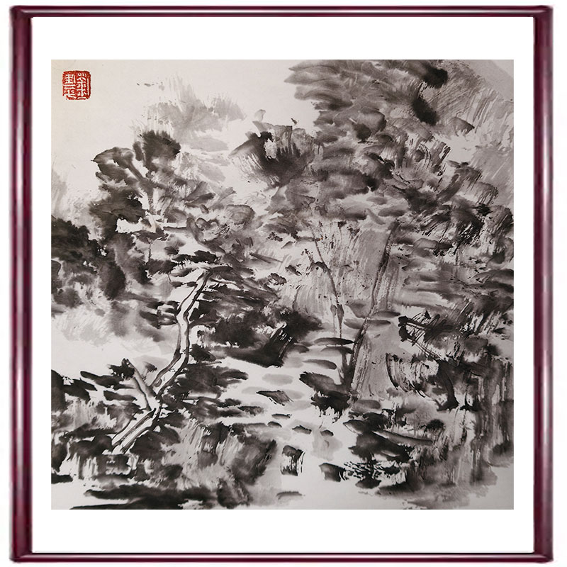 刘建平山水画